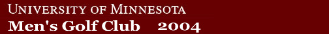 University of Minnesota Men's Golf Club